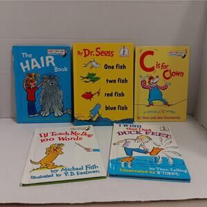 Bright and Early Books for Beginning Beginners Lot of 5 Books Children Kid Books